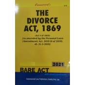 Commercial Law Publisher's The Divorce Act, 1869 Bare Act 2021